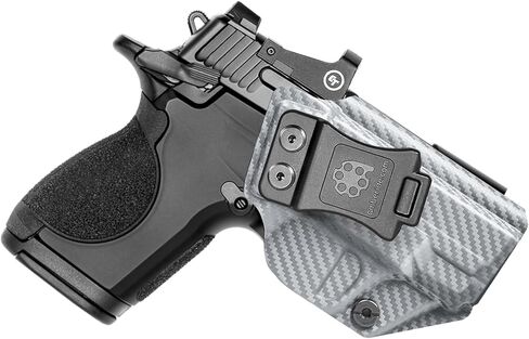 حافظة Amberide CSX IWB، حافظة Kydex-Boltaron داخل حزام الخصر لـ Smith & Wesson CSX E-Series 3.1 بوصة، احتفاظ آمن، 0–30 درجة قابلة للتعديل in Kuwait