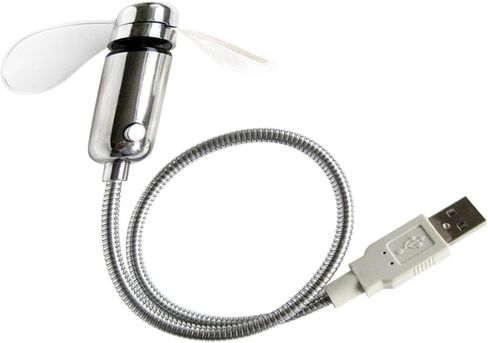 مروحة ساعة LED صغيرة قابلة لإعادة الشحن عبر USB مع شاشة عرض في الوقت الحقيقي، مروحة USB محمولة للسفر في المنزل والمكتب in Saudi Arabia