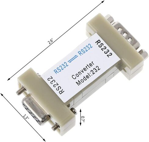 DTECH RS232 لمحول أنثى إلى أنثى متوافق مع الأجهزة القياسية 9 Pin RS-232 in Saudi Arabia