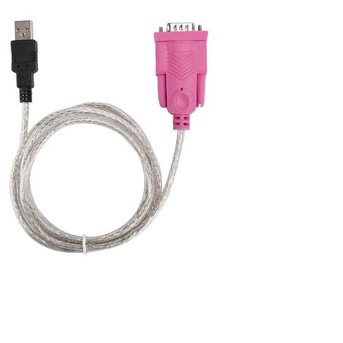 Acouto USB 2.0 to RS232 Serial Port Cable Converter DB9 Universal Male Connector for Barcode Scanner, PDA, Label Printer, Security System in Saudi Arabia