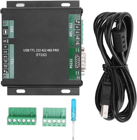 محول USB إلى RS232 485 422 TTL، شريحة IndustrialFT232RL مع عزل إشارة الطاقة ودوائر TVS، لنقل البيانات متعدد البروتوكولات بين USB TTL RS232 RS422 RS485 in Kuwait