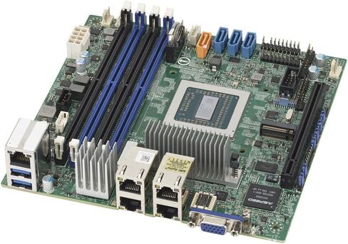 سوبرمايكرو 237874 ميجا بايت Mbd-m11sdv-4c-ln4f-o Amd Epyc3151 Soc Max512gb Ddr4 Mini-itx Rtl in Kuwait