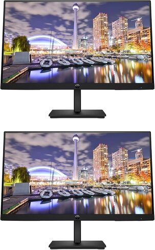 شاشة HP Series 3 Pro مقاس 22 بوصة 322pf Full HD (1920 x 1080) 100 هرتز 5 مللي ثانية LCD IPS، حزمة من قطعتين، سهولة العين، HDMI، VGA، DisplayPort in Kuwait