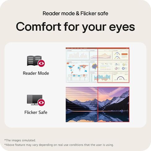 LG 24U411A-B شاشة كمبيوتر 24 بوصة عالية الدقة (1920 × 1080) IPS، 120 هرتز، HDR10، وضع القارئ، آمن للوميض، HDMI، قاعدة حامل نحيفة، أسود (متجدد) in Kuwait