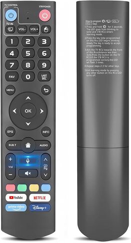 جهاز التحكم عن بعد الصوتي V3 لـ vSeeBox، بديل لسلسلة V5 Pro/V3 Plus & Max/Elite/V2 Pro/V1، التحكم والإعداد العالمي للتلفزيون in Kuwait
