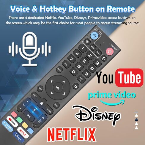 جهاز التحكم عن بعد الصوتي V3 لـ vSeeBox، بديل لسلسلة V5 Pro/V3 Plus & Max/Elite/V2 Pro/V1، التحكم والإعداد العالمي للتلفزيون in Kuwait