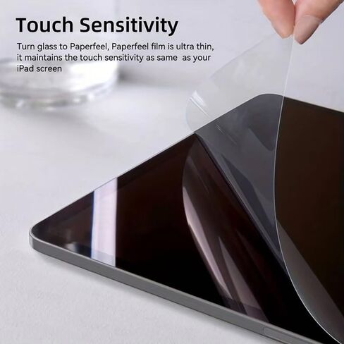 عبوتان من واقي شاشة Paperfeel لجهاز Lenovo Idea Tab Pro مقاس 12.7 بوصة، طبقة واقية ورقية مع مضاد للوهج وفيلم رسم وحماية من الخدش in Saudi Arabia
