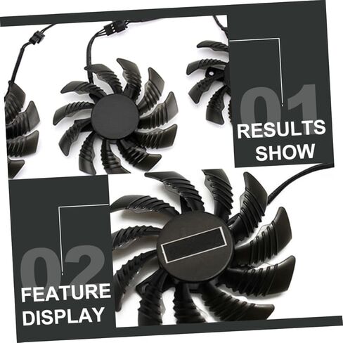 BESPORTBLE Graphic Card Cooling Fan 75mm Gpu Air Cooler Replacement for Gaming Graphics Cards Computer Gpu Cooling Accessory in Kuwait