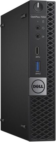 Dell OptiPlex 7050 Mini Desktop Computer, Micro PC w/ 27in LED Monitor, 7050 Mini PC i5-7500t up to 3.6GHz, 16GB RAM, 256GB SSD, Keyboard, DP Cord, Win11 pro(Renewed) in Saudi Arabia