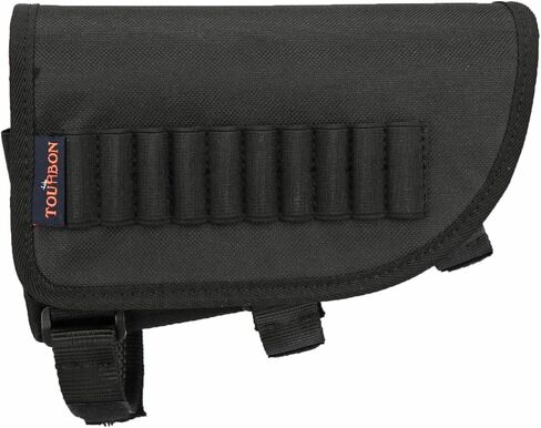 TOURBON Nylon Adjustable Cheek Rest Riser Pad Buttstock Pouch Right Handed, Hunting Shooting Rifle Ammo Shell Holder for 45-70 357 308 30.06 30.30 223 in Saudi Arabia