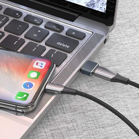 USB C Female to A Male Adapter Bundle with Type C to Lightning Charger Cable, Compatible with iPhone 11 12 Mini Pro Max,X XS XR SE 2020, Airpods 3,iPad 8 8th Generation 10.2 (2 Adapters and 1 Cable) in Kuwait