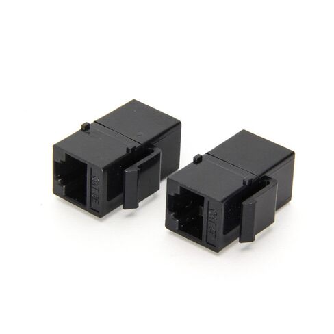 CAT5e UTP Ethernet Coupler, Keystone Jack Female-to-Female Inline Connector for UTP CAT5e Network Cable – Black (Pack of 25) in Kuwait