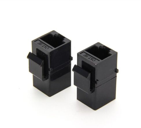 CAT5e UTP Ethernet Coupler, Keystone Jack Female-to-Female Inline Connector for UTP CAT5e Network Cable – Black (Pack of 25) in Kuwait