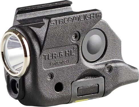 Streamlight 69355 TLR-6 HL G 300 لومن ضوء سلاح تكتيكي قابل لإعادة الشحن مع ليزر أخضر مدمج مصمم حصريًا وفقط لنماذج Glock 43X/48 MOS Railed فقط، أسود in Kuwait