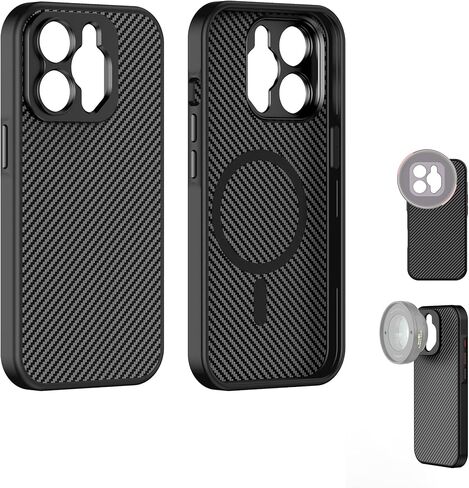 FREEWELL Pro Filmmaker Case for Phone 17 Pro Max - Magnetic Filter & 17mm Lens Mount Black in Saudi Arabia