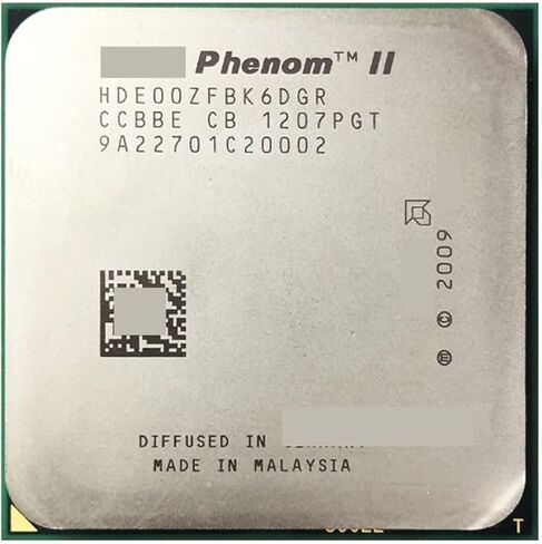 ph II X6 1100T 1100 3. جيجا هرتز ستة c معالج وحدة المعالجة المركزية HDE00ZFBK6DGR المقبس AM3 in Kuwait