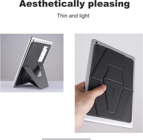 حامل حامل للكمبيوتر اللوحي Snap، لجهاز iPad/الكمبيوتر اللوحي، حامل تصميم نحيف للغاية من ورق A4 مقاس 1/4، ملحقات مكتب المنزل، ضروري لحامل iPad أثناء السفر وفي المهاجع in Kuwait