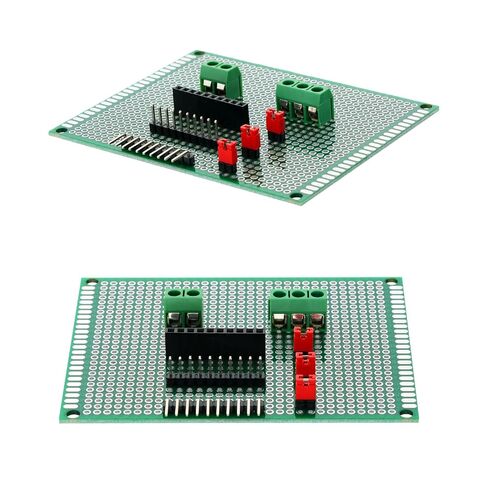 مجموعة 54 قطعة من لوحة PCB مزدوجة الجوانب في 5 أحجام من Perfboard تتضمن موصلات رأس 40 سنًا 2.54 مم لنماذج دائرة اللحام DIY المتوافقة مع مجموعات Arduino in Kuwait