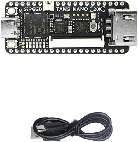 Sipeed Tang Nano 20K FPGA Development Board, Open Source RISCV Linux Retro Game Player with 64Mbits SDRAM 20K LUT4, Single Board Computer Support microSD RGB LCD LED JTAG HDMI Port (Already Welded) in Kuwait