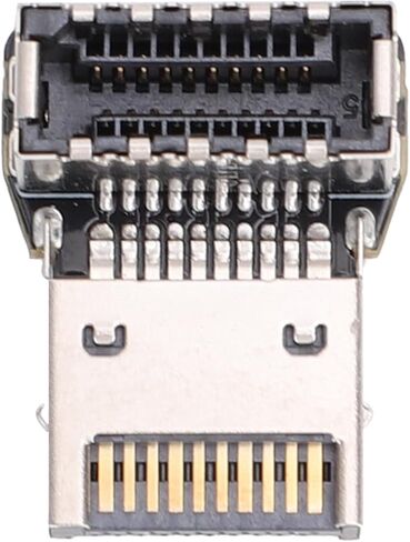 محول اللوحة الأم للكمبيوتر من النوع E، USB 3.1 10 جيجابت في الثانية 20 جيجابت في الثانية من النوع E 90 درجة، مع لوحة دوائر متعددة الطبقات، لإدارة الكابلات المحسنة (PH76EE-A) in Kuwait