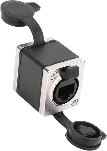 Yunseity RJ45 Coupler, IP68 Water Proof Female to Female Ethernet Cable Extender Connector with Locking System, for Cat5e Cat6 Cat7 Cat8 Cables and Outdoor Applications in Saudi Arabia