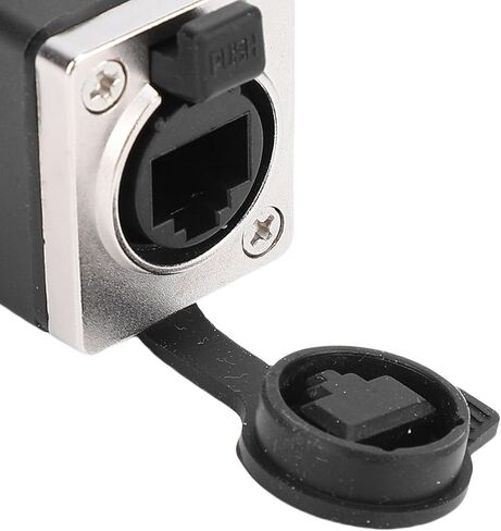 Yunseity RJ45 Coupler, IP68 Water Proof Female to Female Ethernet Cable Extender Connector with Locking System, for Cat5e Cat6 Cat7 Cat8 Cables and Outdoor Applications in Saudi Arabia