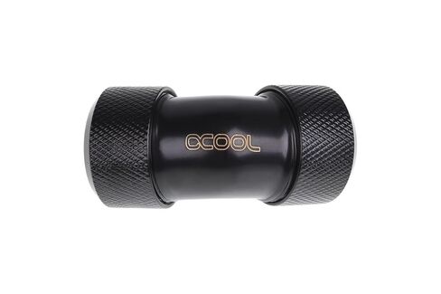 Alphacool Eiszapfen 16mm HardTube Compressor Fitting 45° L-Connector لأنابيب Plexi- النحاسية - مخرش - أسود عميق (17405) in Kuwait