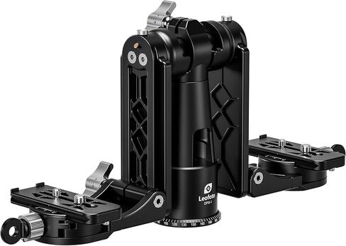 رأس Leofoto PG-1 Camo Gimbal للعدسات المقربة الثقيلة ثلاثية القوائم، رأس حامل ثلاثي القوائم احترافي لكاميرا من سبائك الألومنيوم CNC، مشبك Arca-Swiss وفتحة تثبيت 3/8 بوصة - 16، أقصى تحميل يصل إلى 25 كجم/55.12 رطل (PG-1 Camo) in Kuwait