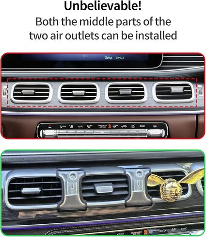 Car Phone Holder for 2020-2025 Mercedes Benz GLE Class GLS Class Accessories, 360° Rotation Phone Mount Compatible with MagSafe, Cell Phone Holder Does Not Affect Air Vent in Saudi Arabia