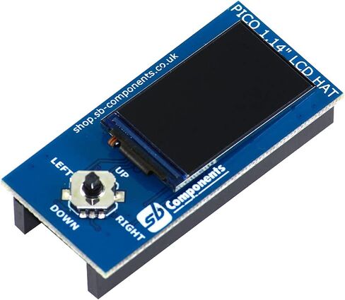 sb components Raspberry Pi Pico 1.14inch LCD HAT Display Board Module for Raspberry Pi Pico Projects in Saudi Arabia