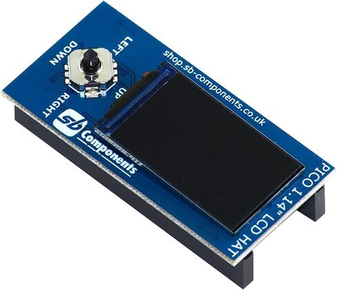 sb components Raspberry Pi Pico 1.14inch LCD HAT Display Board Module for Raspberry Pi Pico Projects in Saudi Arabia
