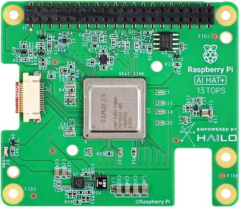 Raspberry Pi AI HAT+ 13Top الذكاء الاصطناعي Hailo-8 أو Hailo-8L Accelerator (8L-13TOP AI HAT+) in Saudi Arabia