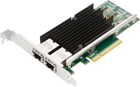 بطاقة الشبكة مزدوجة المنفذ 10 جيجابت إيثرنت PCI-e x8 مجموعة شرائح Intel X540 in Kuwait