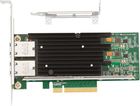 بطاقة الشبكة مزدوجة المنفذ 10 جيجابت إيثرنت PCI-e x8 مجموعة شرائح Intel X540 in Kuwait