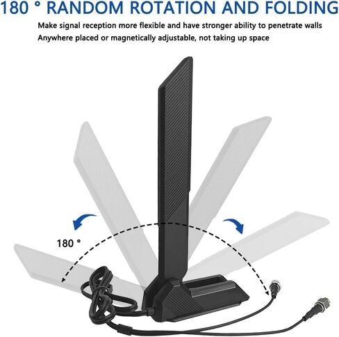 بديل لجهاز ASUS Z390 Z490 X570/ X99 PRO Z87 Deluxe Z97 Deluxe 2T2R ثنائي النطاق واي فاي متحرك هوائي 2 رأس، بطاقة اللوحة الأم راوتر شبكة لاسلكية كمبيوتر محمول واي فاي 6E هوائي 2.4G/5G/ 6G in Kuwait