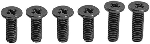 استبدال براغي غطاء القاعدة السفلي السفلي باللون الأسود من Zahara لجهاز HP Chromebook 11 G8 EE، Chromebook 11A G8 EE، Chromebook 11 G9 EE، Chromebook 11 MK G9 EE (2 طويل و4 قصير) in Kuwait