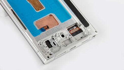 شاشة OLED بديلة لهاتف Samsung Galaxy S22 Ultra لشاشة Samsung S22 Ultra LCD S908 S908U LCD محول رقمي لشاشة تعمل باللمس باللون الفضي مع إطار (إصدار الولايات المتحدة، يدعم بصمة الإصبع) in Saudi Arabia