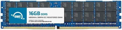 OWC 32GB DDR5 4800 PC5-38400 CL40 2Rx8 288-pin 1.1V ECC ترقية وحدة ذاكرة الوصول العشوائي RDIMM المسجلة متوافقة مع ThinkStation P7 PX in Kuwait