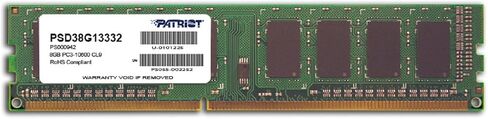 Patriot PSD38G13332 Signature 8GB CL9 PC3-10600 1333MHz DIMM 8 DDR3 1333 Computer Internal Memory in Saudi Arabia