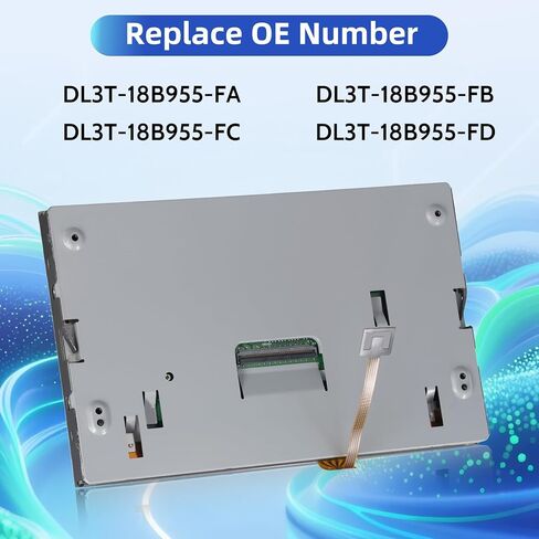 شاشة عرض LCD تعمل باللمس DL3T-18B955-FA مقاس 8 بوصات - متوافقة مع 2011-2016 Ford Explorer/F-150/F-250/Edge/Fusion/Expedition/Mustang - استبدال شاشة التنقل Sync 2 in Kuwait