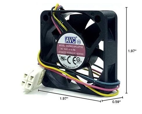 ل DAZA0515RCU DC13.6V 0.15A 5 سنتيمتر مروحة تبريد الثلاجة in Kuwait