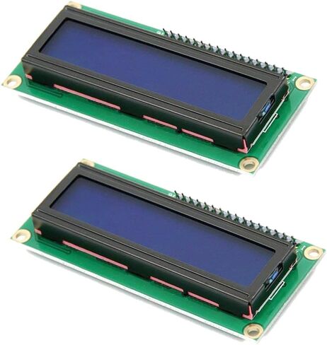 I2C 1602 LCD Display Module 16X2 Blue Backlight LCD Module for Raspberry Pi Arduino - 2-Pack in Saudi Arabia