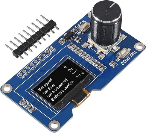 AITRIP 2 قطعة وحدة عرض OLED 0.96 بوصة مع أزرار EC11 جهاز تشفير دوار IIC واجهة شاشة LCD متوافقة مع Arduino in Saudi Arabia