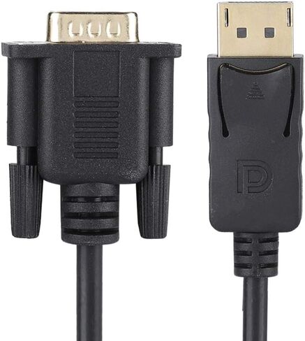 Mini DisplayPort to VGA Cable Adapter, HD 1080P Converter for PC Laptop, Connects Mini DisplayPort to HDTV in Saudi Arabia
