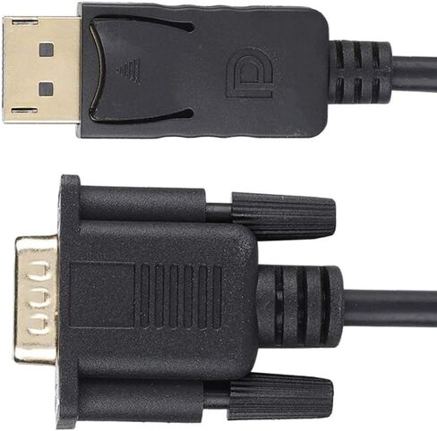 Mini DisplayPort to VGA Cable Adapter, HD 1080P Converter for PC Laptop, Connects Mini DisplayPort to HDTV in Saudi Arabia