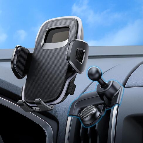 حامل هاتف ELOHEI لسيارة Ford Edge مع قاعدة مخصصة، حامل هاتف سيارة مناسب مخصص لسيارة Ford Edge 2017 2018 2019 2020 2021 2022 2023 ملحقات السيارة (HE05) in Kuwait