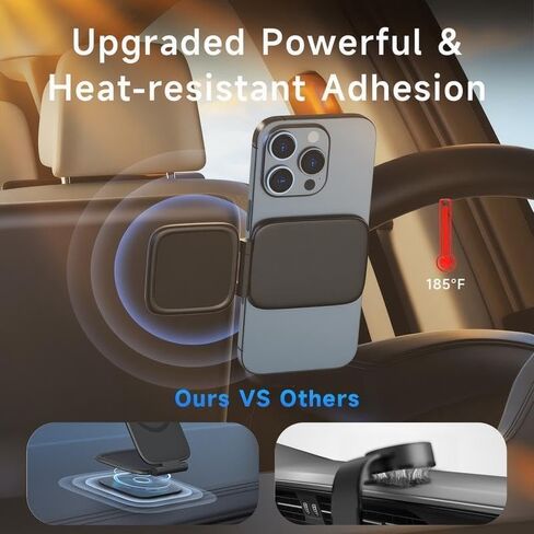 Car Phone Mount 2026 New Model Automotive Foldable Magnetic Navigation Tesla Vehicle Universal Anti-Shake Support Stand in Kuwait
