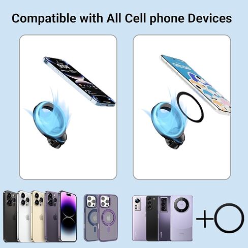 Car Phone Holder for Toyota Tundra 2022 2023 2024 2025 2026 Accessories/Toyota Sequoia 2023-2026 Accessories, Phone Mount Compatible with MagSafe, 360° Rotation (for 14 inch Screen only) in Kuwait