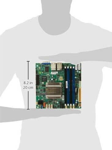 Supermicro A2SDi-4C-HLN4F - Motherboard - Mini ITX - Intel Atom C3558 in Saudi Arabia