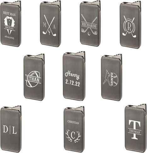 Visol Elk gunmatle Single Flame Lighter with Mirror Back – Custom Engraving (Initials, Sports, “Groomsman") – Ideal Gift for Men, Dad, Birthday, Anniversary – Ships Empty for Safety in Kuwait